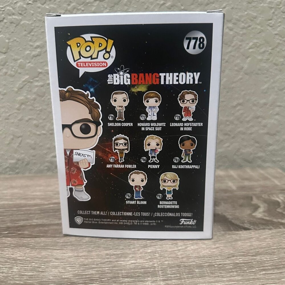 Funko POP! Big Bang Theory Leonard Hofstadter Figure #778! - Picture 4 of 7